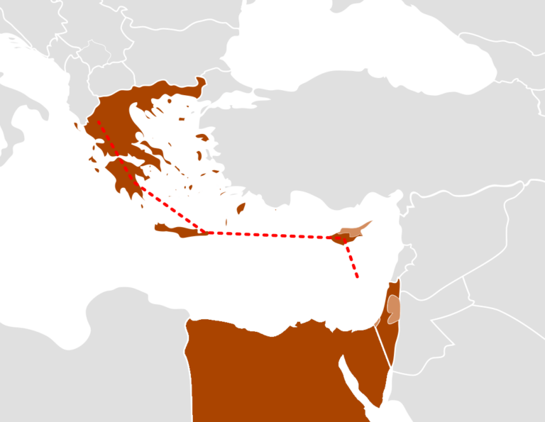 EastMed_pipeline_map
